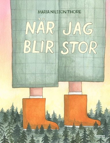 "När jag blir stor" är en perfekt bok i doppresent som uppmuntrar